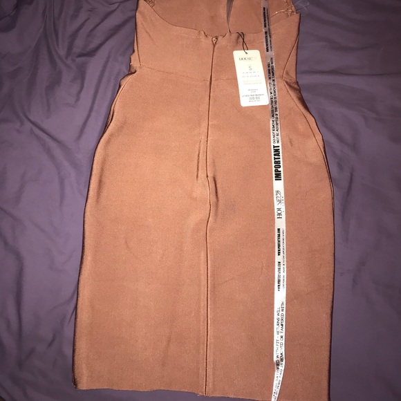 Mauve Halter House of CB Bandage Dress - Picture 2 of 5